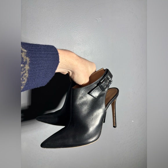 Gianvito Rossi Black Leather Heeled Ankle Boots Size EU 36 - Picture 3 of 10